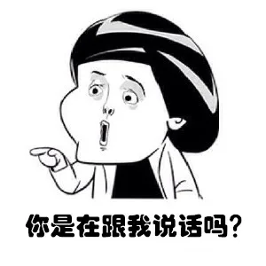 你是在跟我说话吗？