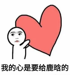 我的心是要给鹿晗的
