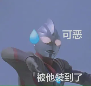 可恶被他装到了