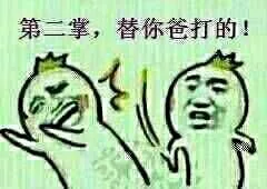 第二掌，替你爸打的
