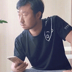 看手机（藏狐小亮动图表情包）