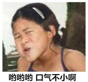 哟哟哟，口气不小啊