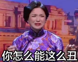你怎么能这么丑