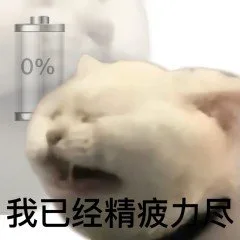 0%我已经精疲力尽（0%我已经精疲力尽）