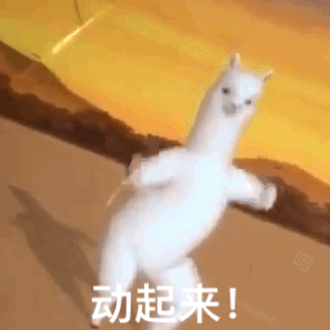 动起来（魔性羊驼GIF 动图）