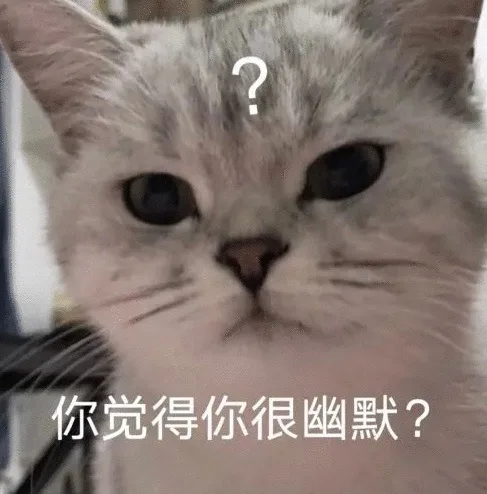 你觉得你很幽默?