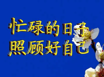 忙碌的日子照顾好自己（中老年表情包）