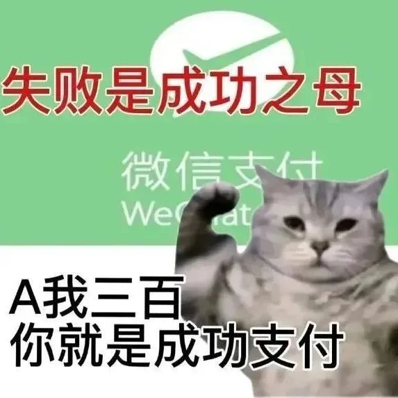 失败是成功之母微信支付A我三百你就是成功支付（失败是成功之母微信支付A我三百你就是成功支付）