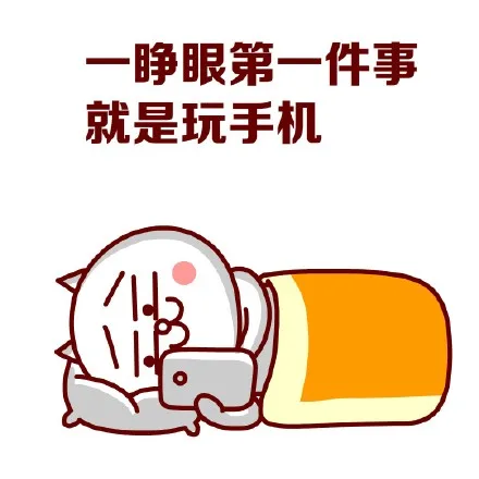 一睁眼第一件事就是玩手机（一睁眼第一件事就是玩手机）