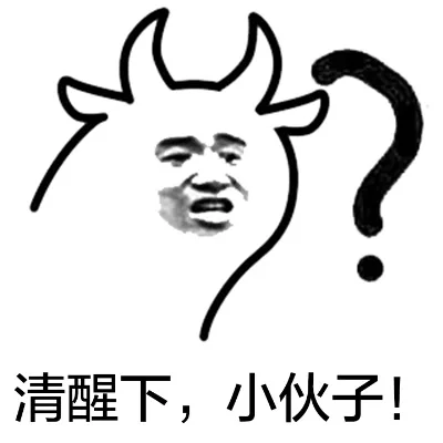 清醒下，小伙子！