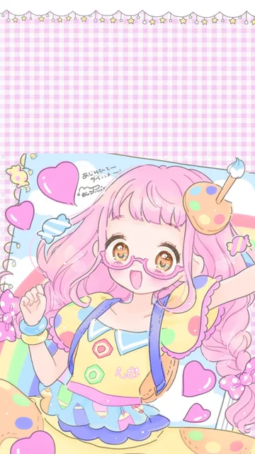 一组甜美美少女的壁纸表情包