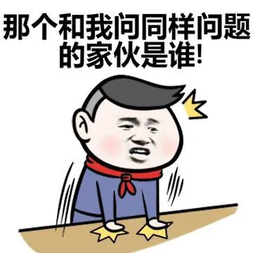那个和我问同样问题的家伙是谁！