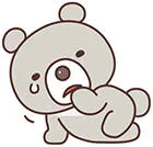 伤心地趴在地上