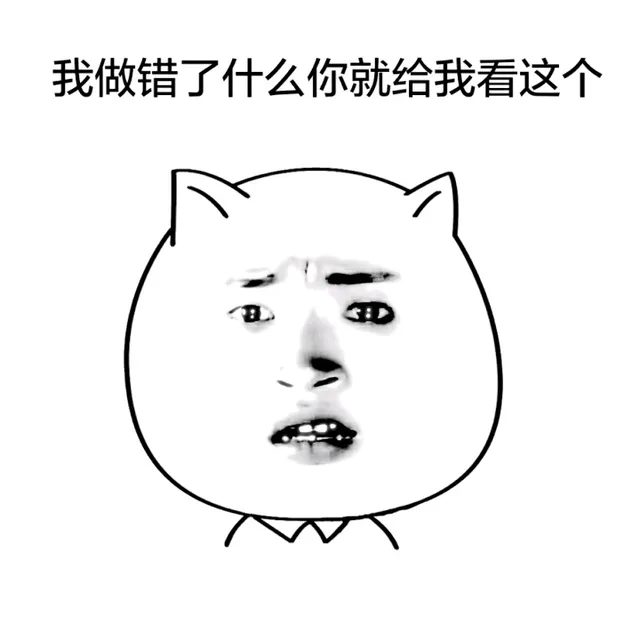 我做错了什么你就给我看这个（我做错了什么你就给我看这个）