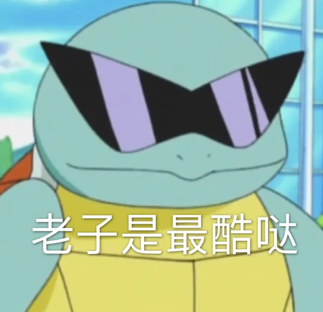 老子是最酷哒（杰尼龟）