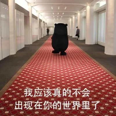 我应该真的不会出现在你的世界里了