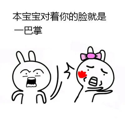 本宝宝对着你的脸就是一巴掌（本宝宝对着你的脸就是一巴掌）