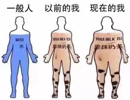 一般人前的我现在的WATED MILK TEA BOBA MILK TEA 水珍珠奶茶珍珠奶