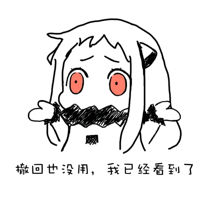 撤回也没用，我已经看到了（撤回也没用，我已经看到了）