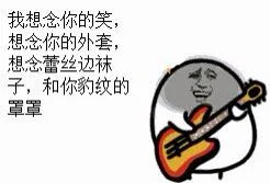 我相信你的笑，相信你的外套，相信蕾丝边袜子，和你豹纹的罩罩
