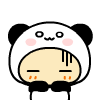 抠鼻子熊猫兔_动图_兔子_熊猫