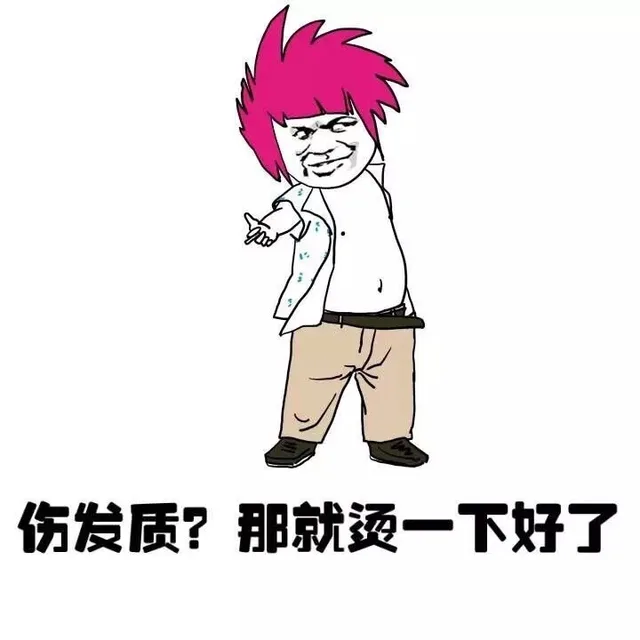 伤发质？那就烫一下好了（伤发质？那就烫一下好了）