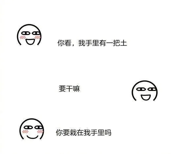 你看,我手里有一把土要干嘛你要栽在我手里吗