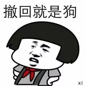 撤回就是狗（撤回就是狗）