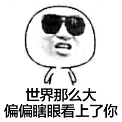 世界那么大，偏偏瞎眼看上了你（世界那么大，偏偏瞎眼看上了你）