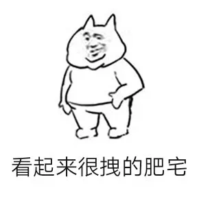 看起来很拽的肥宅
