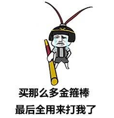 买那么多金箍棒 最后全用来打我了