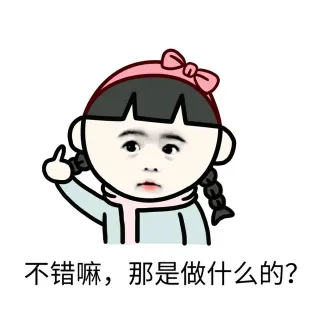 不错嘛，那是做什么的？