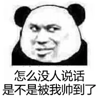 怎么没人说话 是不是被我帅到了（怎么没人说话 是不是被我帅到了）
