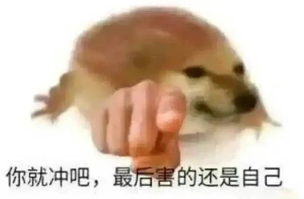 你就冲吧，最后害的还是自己（你就冲吧，最后害的还是自己）