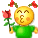 小黄脸送花花