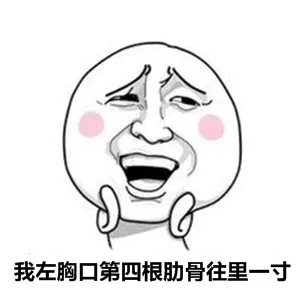我左胸口处四根肋骨往里一寸（我左胸口处四根肋骨往里一寸）