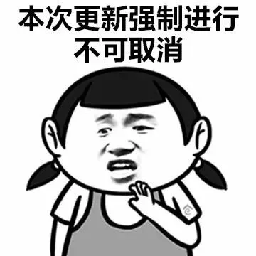 本次更新强制进行，不可取消（本次更新强制进行，不可取消）