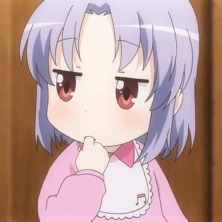 《悠哉日常大王》宫内莲华GIF_卡通