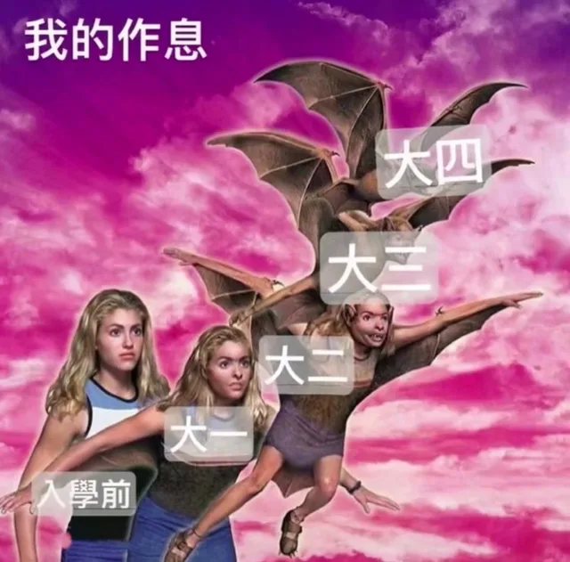 我的作息大四大三入學前