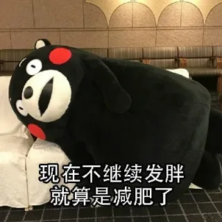 现在不继续发胖就算是减肥了