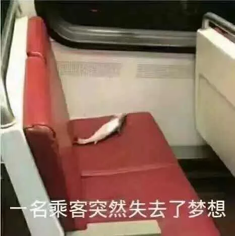 一名乘客突然失去了梦想