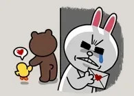 心痛的境界_兔子表情包