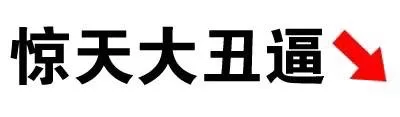 惊天大丑逼