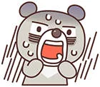 吓坏了