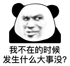 我不在的时候发生什么大事没？(群聊表情包)（我不在的时候发生什么大事没？(群聊表情包)）