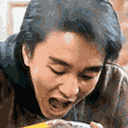 大口吃饭