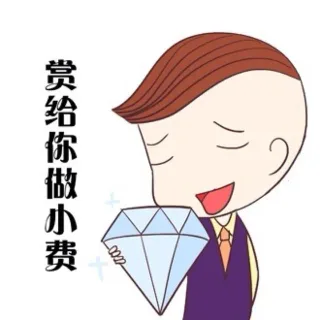 赏给你做小费