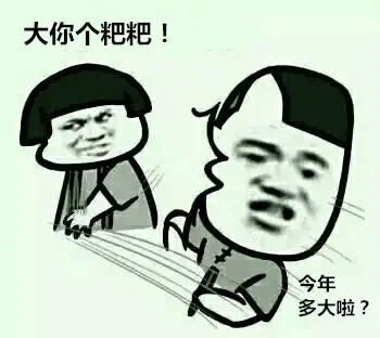 今年多大啦？ 大你个粑粑！（今年多大啦？ 大你个粑粑！）