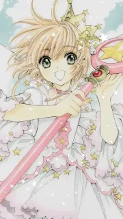 一组魔卡少女樱的壁纸表情包