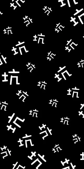 坑